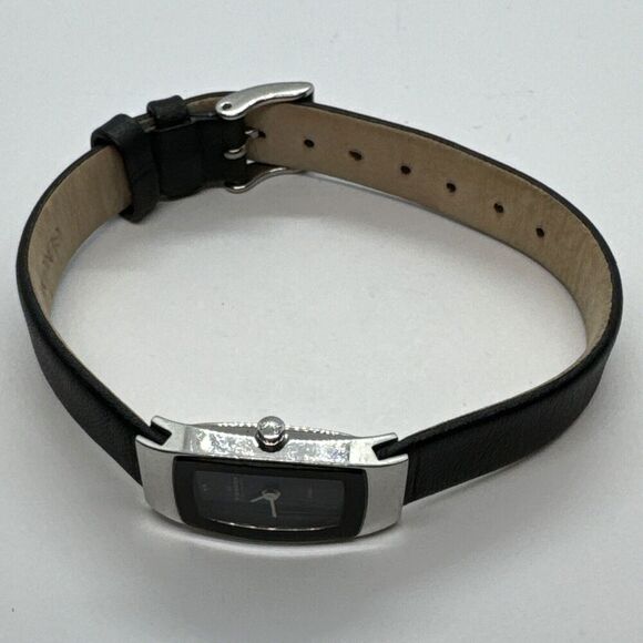 Skagen 271SSLB Women's Black Leather Analog Dial Quartz Genuine Watch JNA552 - Picture 6 of 11